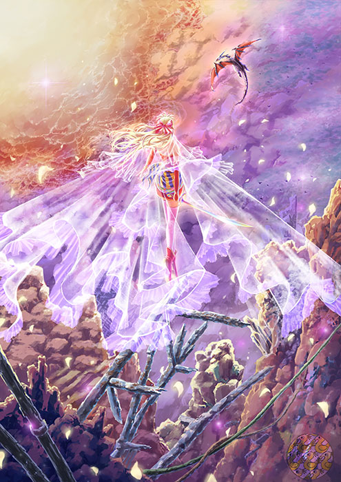 ガレキの塔にたどり着いたティナ FF6